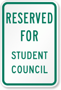 Student-Council-Parking-Sign-K-4482