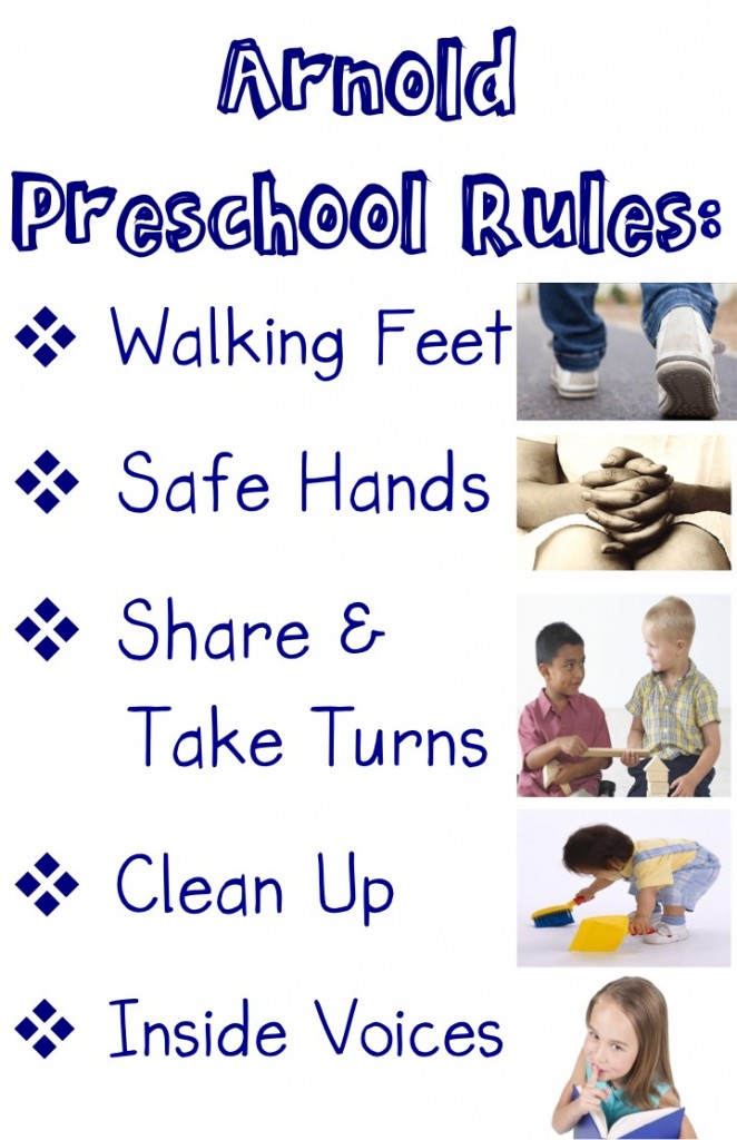 * Class Rules | Ms. Kristine's Preschool Class