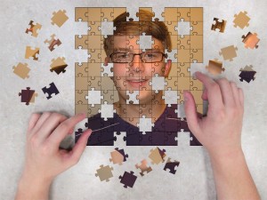 Puzzle Portrait by Ethan Blayney, Silver Key